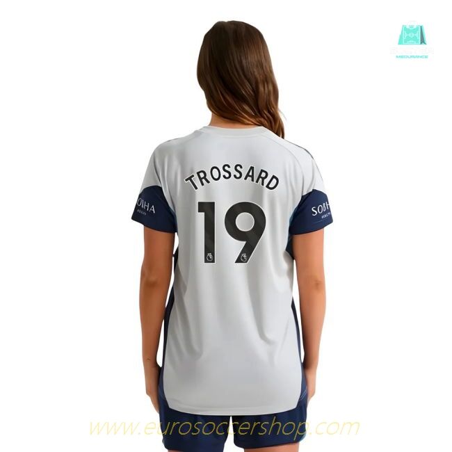 2025-2026 Arsenal Training Shirt (Grey Two) - Womens (Trossard 19)