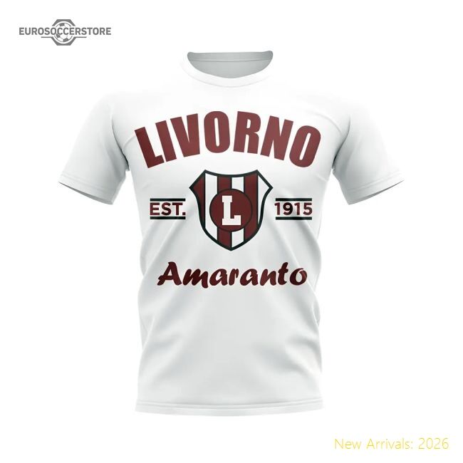 Top-Quality Livorno Established Football T-Shirt (White)
