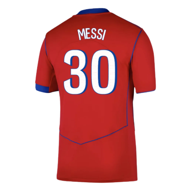 Official 2025-2026 PSG French Football Third Strip (Messi 30)