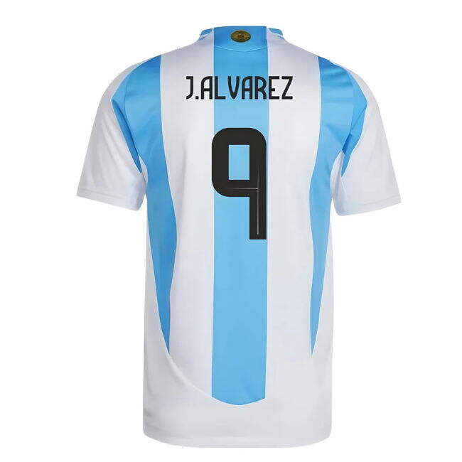 2024-2025 Argentina Soccer Team Home Jersey (ALVAREZ 9)