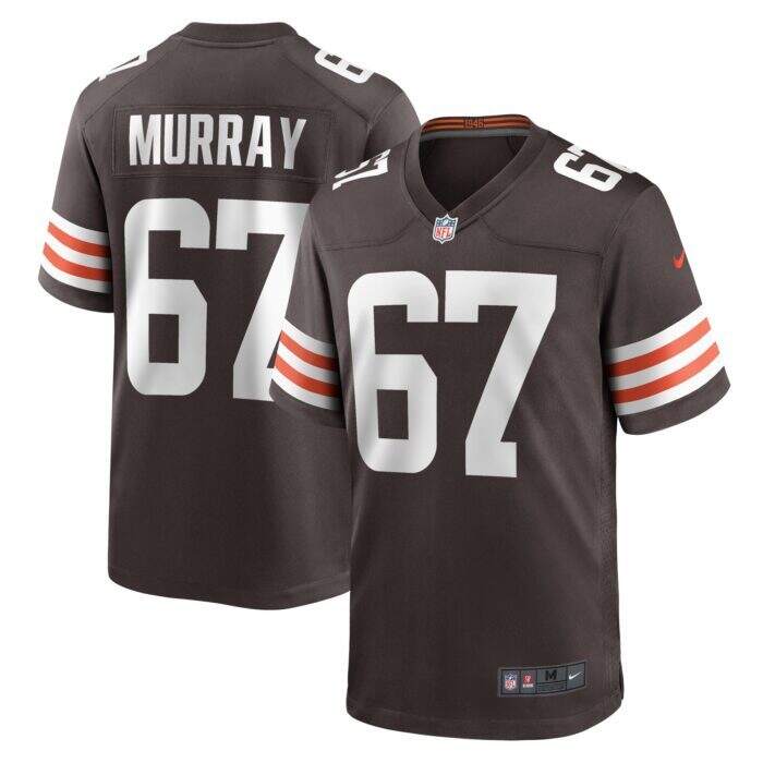 Men's Cleveland Browns Justin Murray Nike Brown Team Game ...