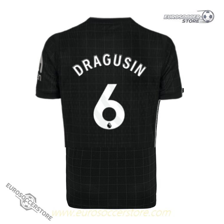 Away Jersey of DRAGUSIN 6 for Tottenham Hotspur in the 25-26 Season