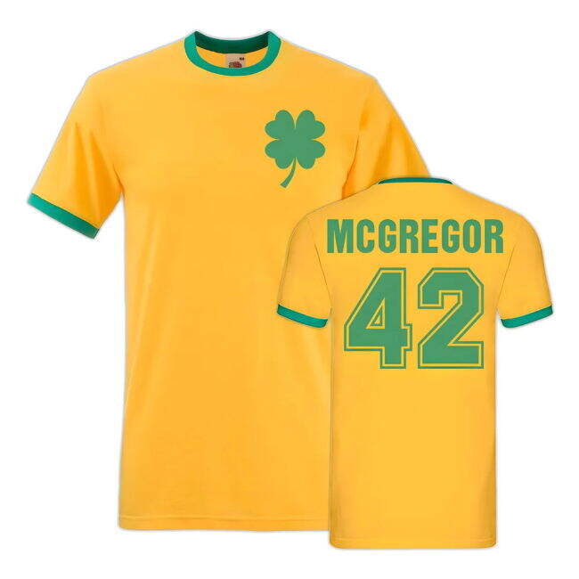 Celts Mcgregor #42 Durable Material True Fresh Look Fan Shirt