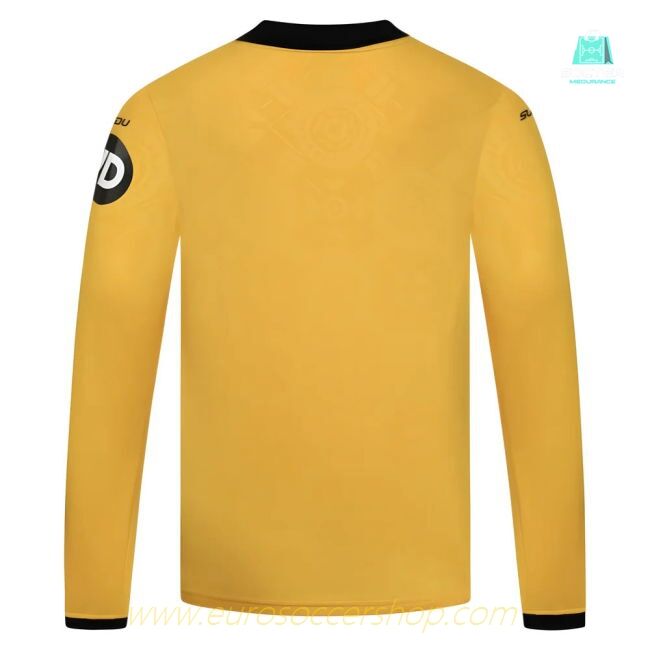 2025-2026 Wolves Long Sleeve Home Shirt - Kids (Guedes 29)