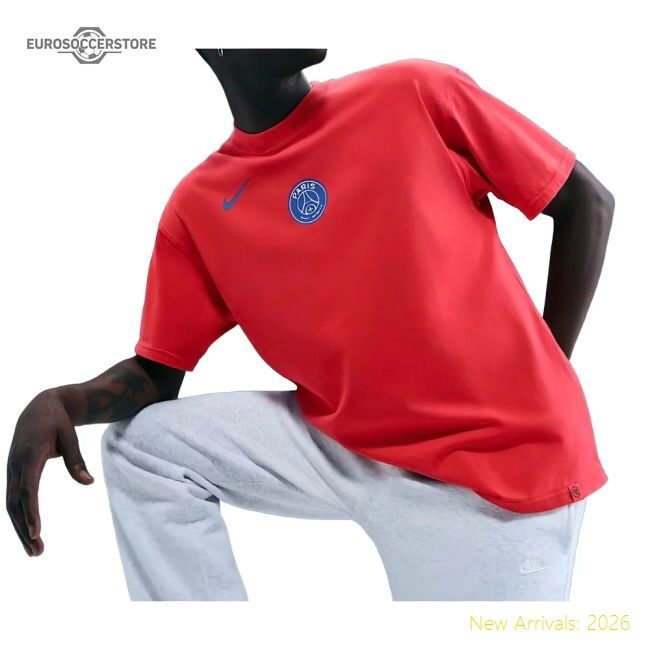 High-Quality 2025-2026 Psg Total 90 Football T-Shirt (Red)