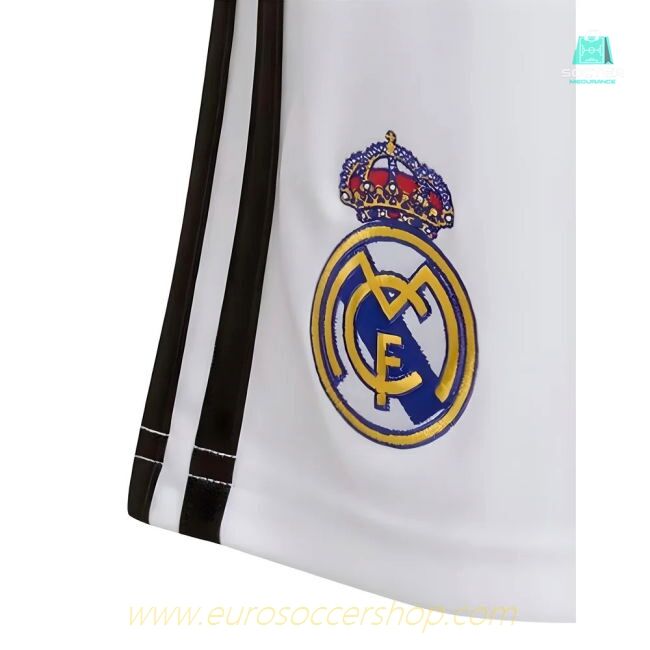 2025-2026 Real Madrid Home Shorts (White)