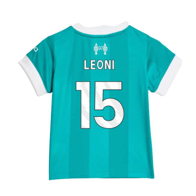 Liverpool Official 2025-2026 Liverpool Third Baby Kit (Leoni 15)