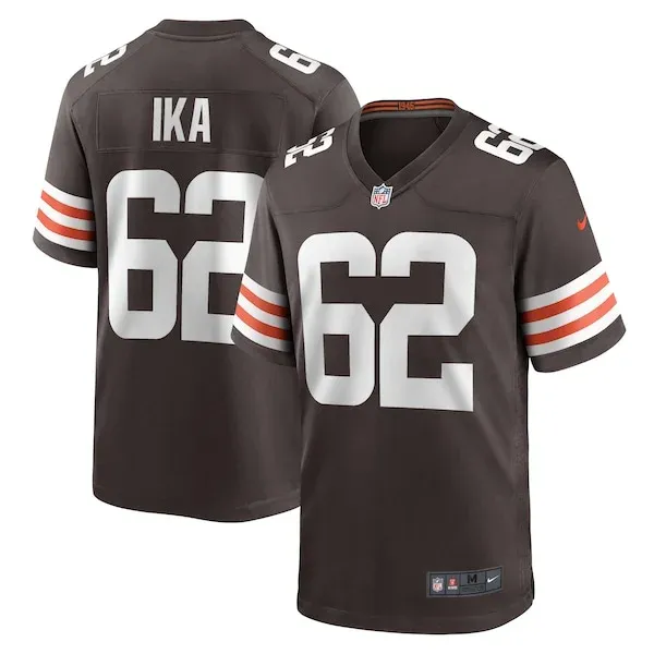 None Siaki Ika Game Jersey - Brown | NFL Player Jersey | NFL Football