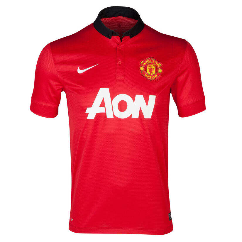 13-14 Manchester United 33 BEBE Home Jersey Shirt - Official Replica