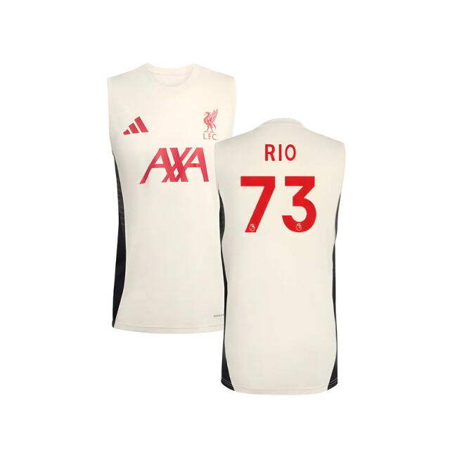 2025-2026 Liverpool Sleeveless Jersey (White) (Rio 73)