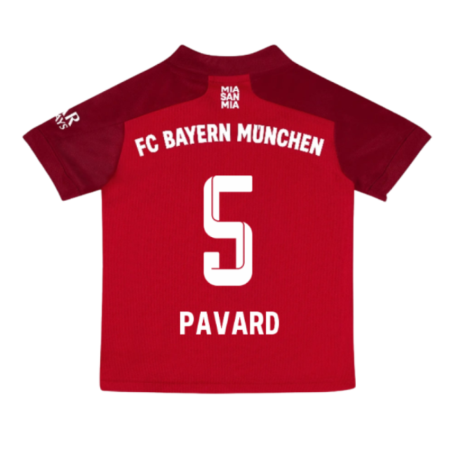 2021-2022 Bayern Munich Home Modern Kit (PAVARD 5) Moisture Wicking