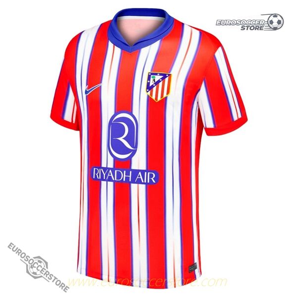 Atletico Madrid's 24-25 Season Home Football Jersey