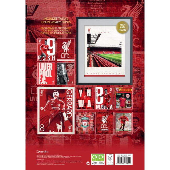 Liverpool FC Deluxe Calendar 2026 (Collector's Item)