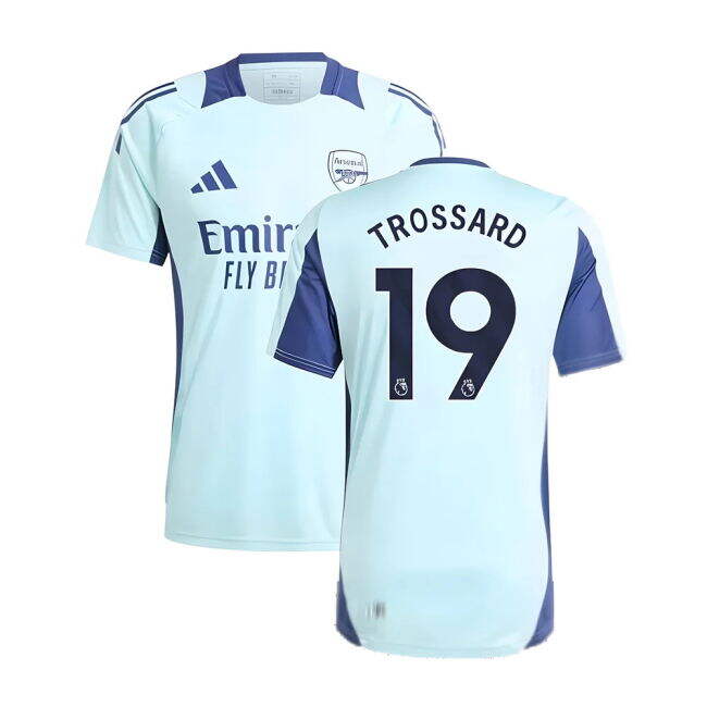 Arsenal Arsenal Training Jersey Clear Aqua Trossard #19 High Perfo...