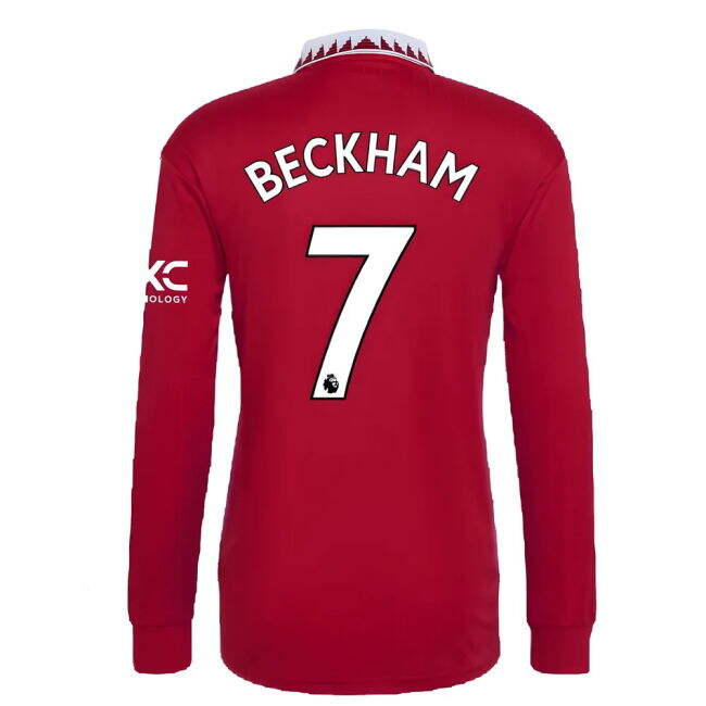 Classic 2022-2023 Home Stretchable - Football Shirt BECKHAM 7 Adu#697