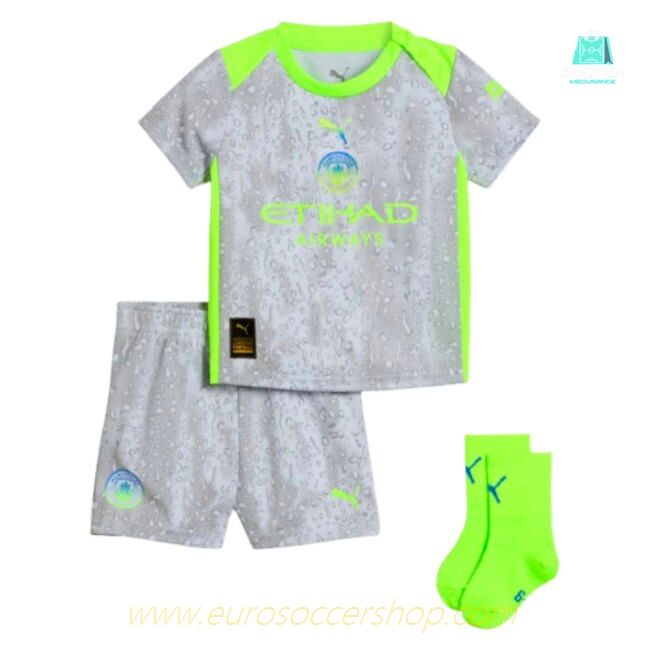 2025-2026 Man City Third Baby Kit (Your Name)