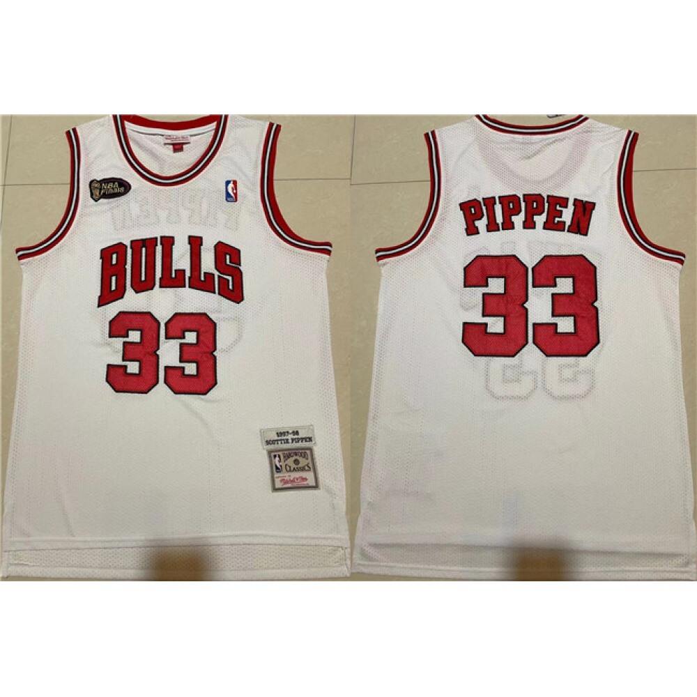 Jersey Chicago Bulls 33 White - - NBA Collection