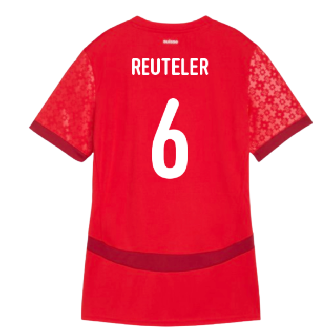 2025 Switzerland EUR25 Home Shirt (Womens) (Reuteler 6)