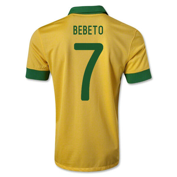 1314 Brazil 7 Bebeto Yellow Home Jersey Shirt - Official Replica 3167