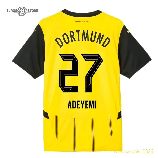 2024-2025 Borussia Dortmund Home Shirt (adeyemi 27) - Economical