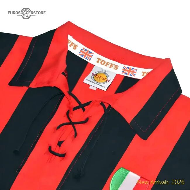 First-class A C Milan 1950s Retro Football Shirt - Match Quality