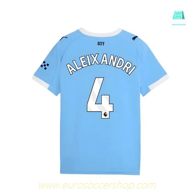 2025-2026 Man City Home Shirt (Kids) (Aleixandri 4)