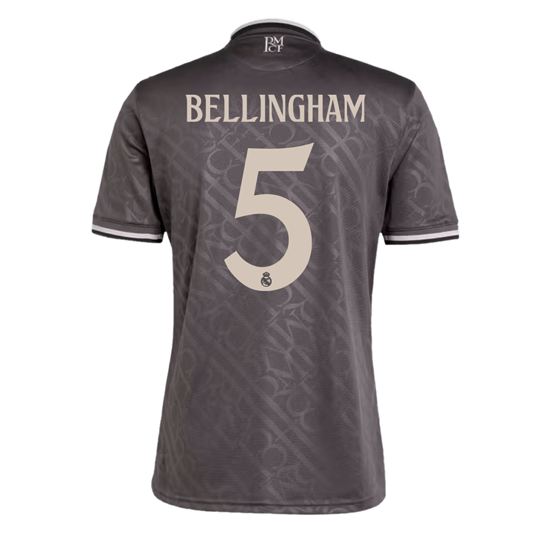 BELLINGHAM #5 Real Madrid Third Away Soccer Jersey 2024/25Authentic Ki