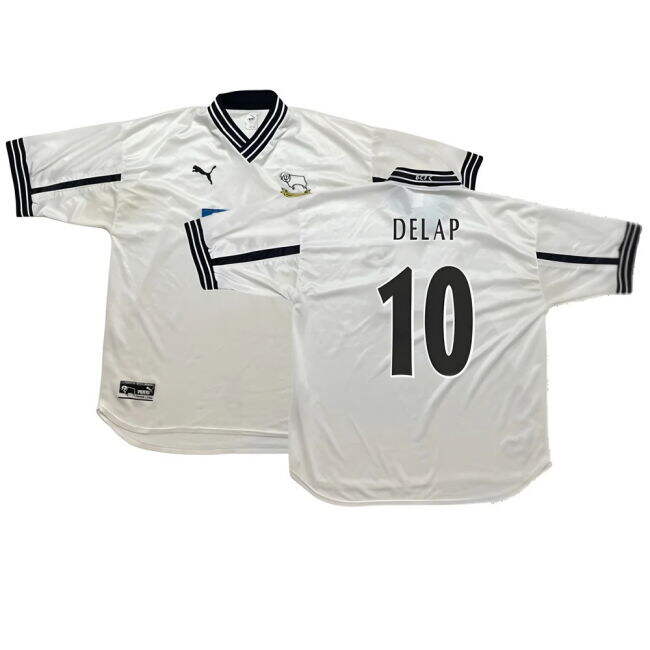 Derby County 1999-00 Home Shirt ((Very Good) XXL) (Delap 10)