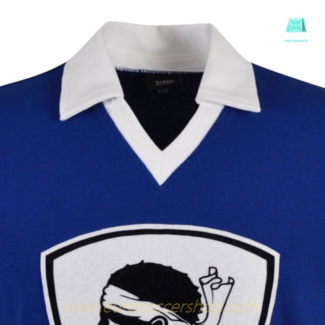 Bastia 1980s Retro Football Shirt
