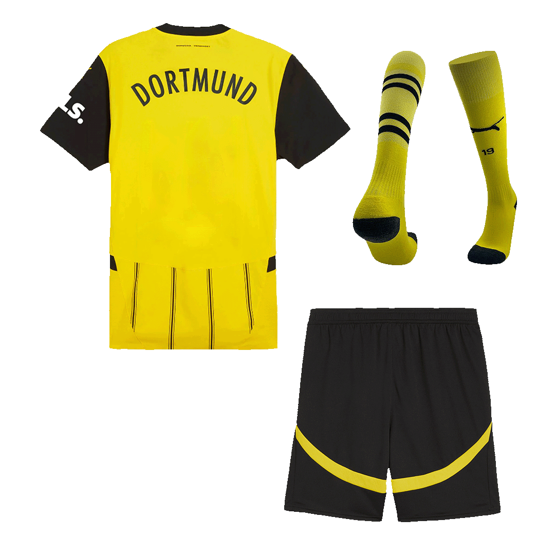 Borussia Dortmund Home Soccer Jersey Kit(Jersey+Shorts+Socks) 2024/25A