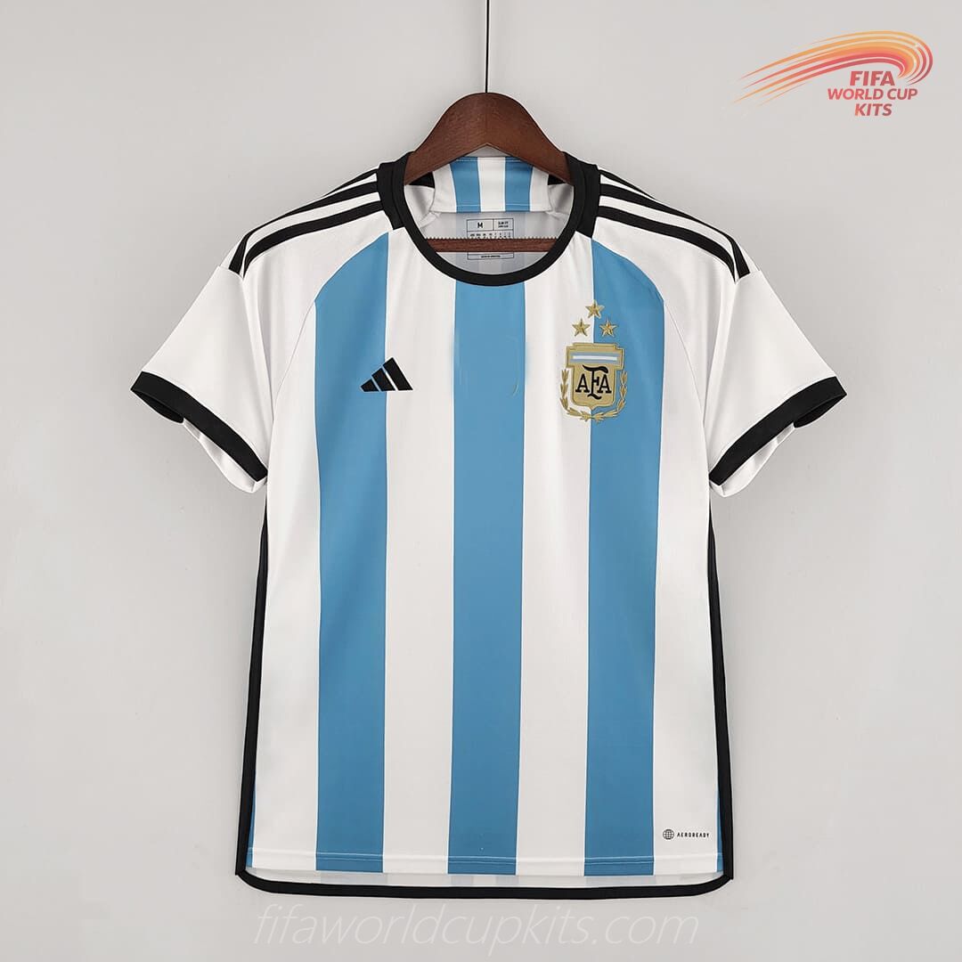 Home Game Soccer Kit of Argentina 2022 WC Finals