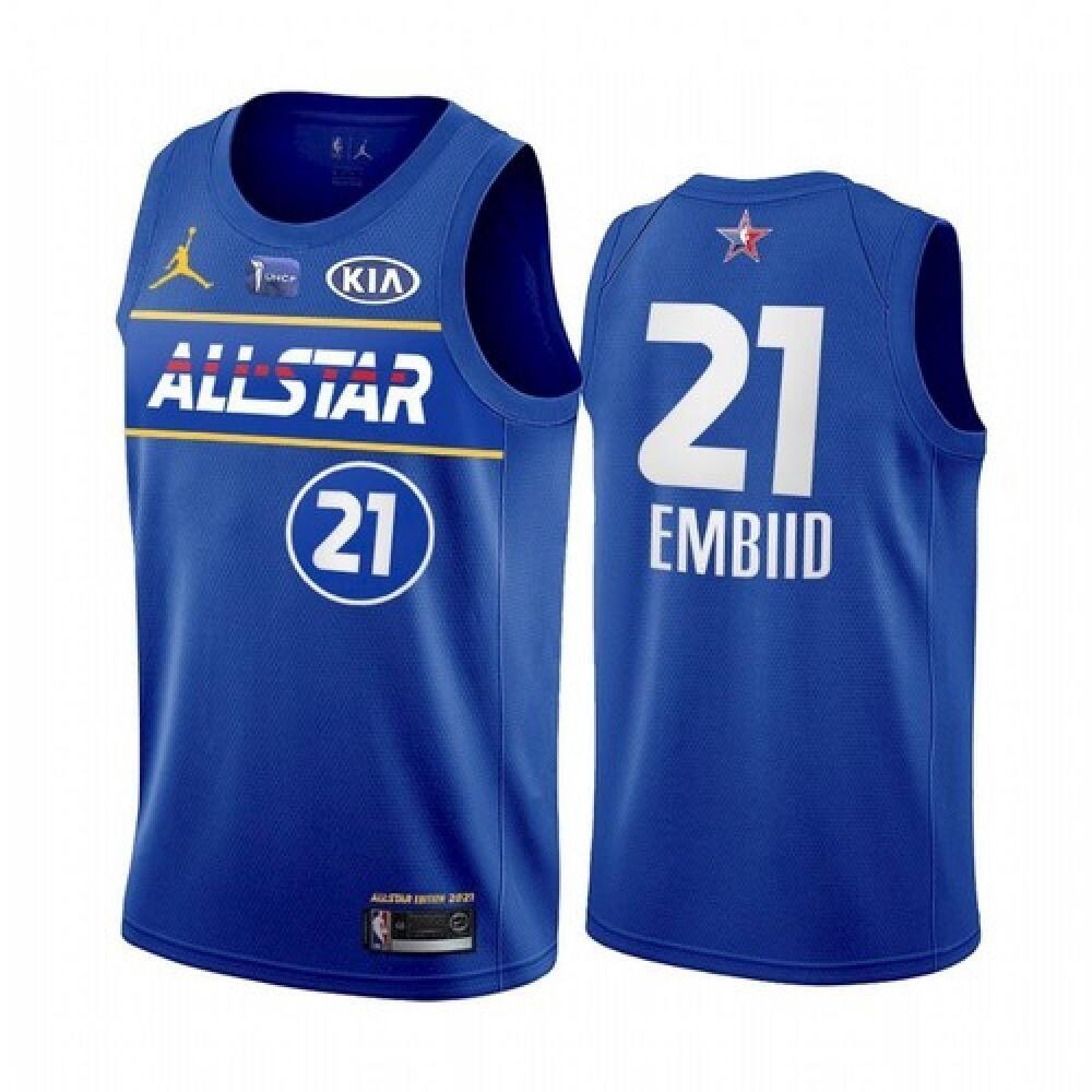 Official Joel Embiid21 Jersey - Blue - Game Day Essential