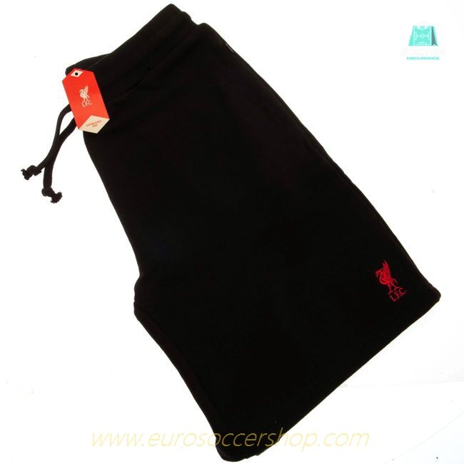 Liverpool FC Sweat Shorts Mens Black Small