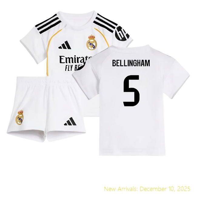 2025-2026 Real Madrid Home - Moisture Wicking - La Liga