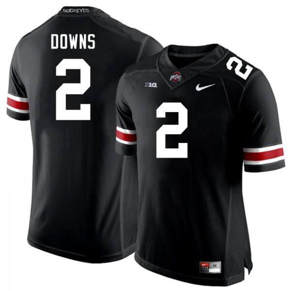Men Ohio State Buckeyes #2 Caleb Downs Black Nike Stitch Jersey
