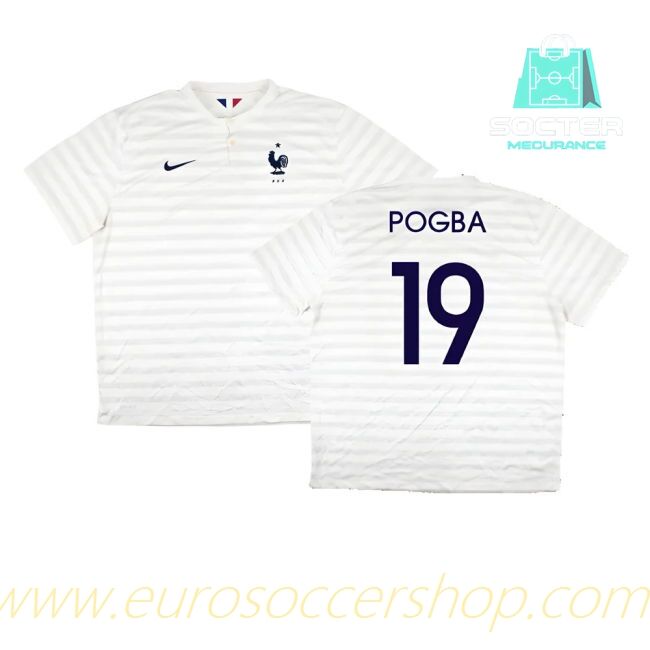 France Away Football Shirt (Pogba 19)