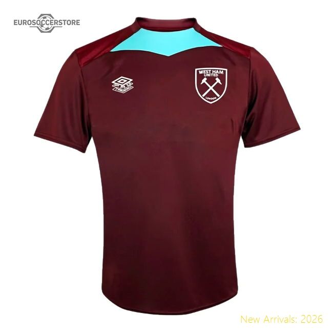 Outstanding 2024-2025 West Ham Training Kit (wine) - Kids (soucek 28)