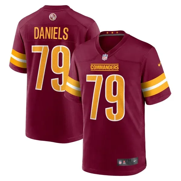 None Game Football Jersey - Burgundy  | authentic jersey | NFL Footbal