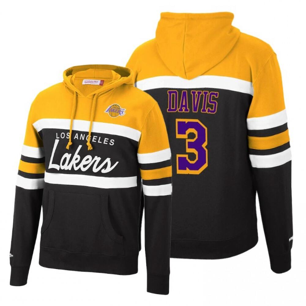 Fan Favorite Premium Men's LAL #3 Anthony Black Basketball Jersey