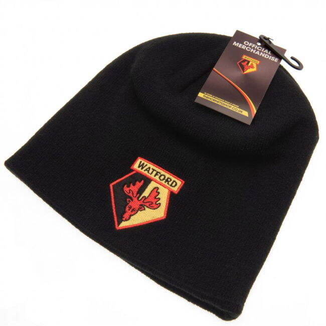Watford FC Black Beanie (Fan Favorite)