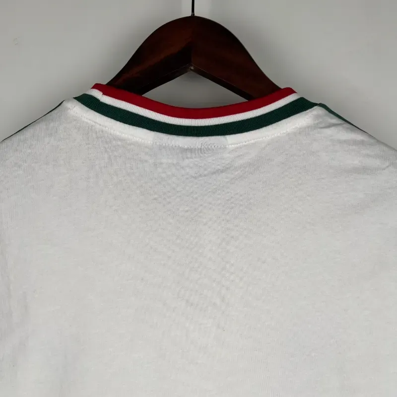 2014-2015 Fluminense White Soccer retro kit