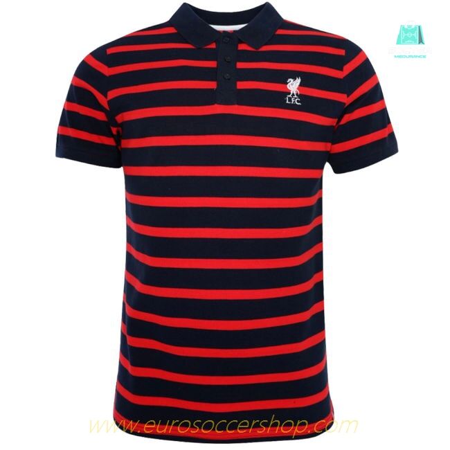Liverpool FC Stripe Polo Mens Small