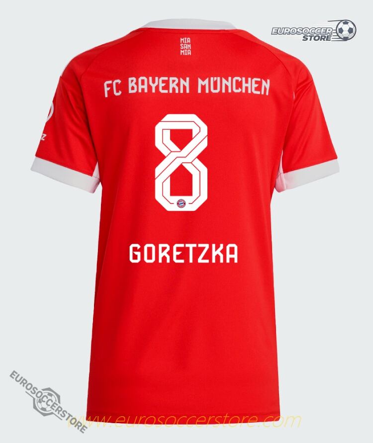 Bayern Munich 25-26 Home Women's Jersey Goretzka 8 Version