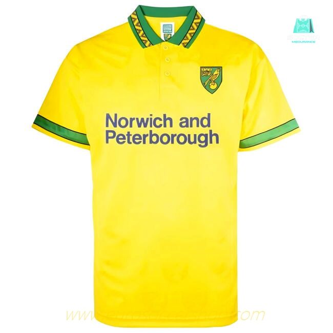 Norwich 1994 Home Retro Football Shirt (Your Name)