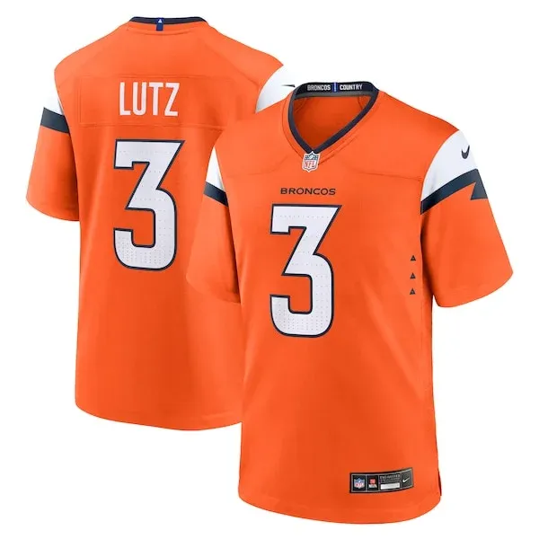 None Wil Lutz Game Jersey - Orange | NFL Player Jersey | NFL Football