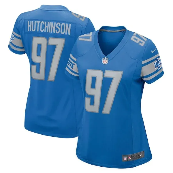 None Game Football Jersey - Blue L | football apparel | NFL Football