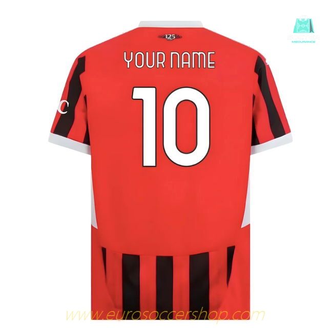 2024-2025 AC Milan Home Shirt (Your Name)