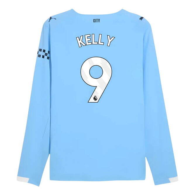 Kelly 9 High Quality Man City 2025-2026 Home Kit