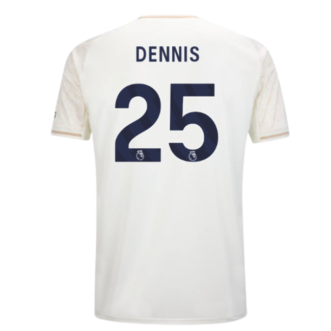 Men's 2025-2026 Nottingham Forest Away Shirt (Dennis 25)