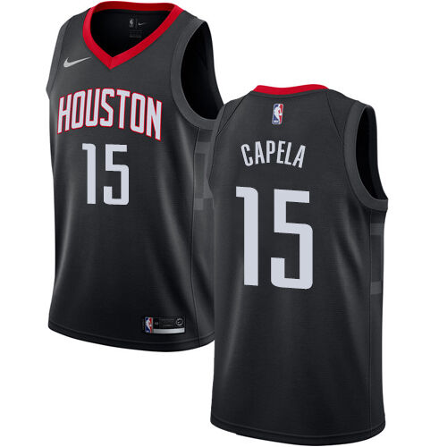 Rockets #15 Clint Capela Professional 2024 Statement NBA Jersey -